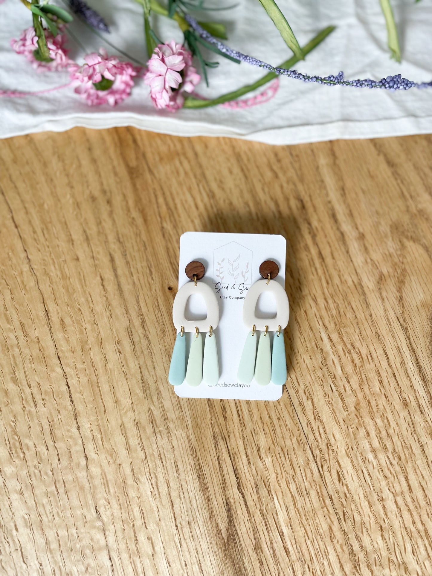 Shades of Green Dangle