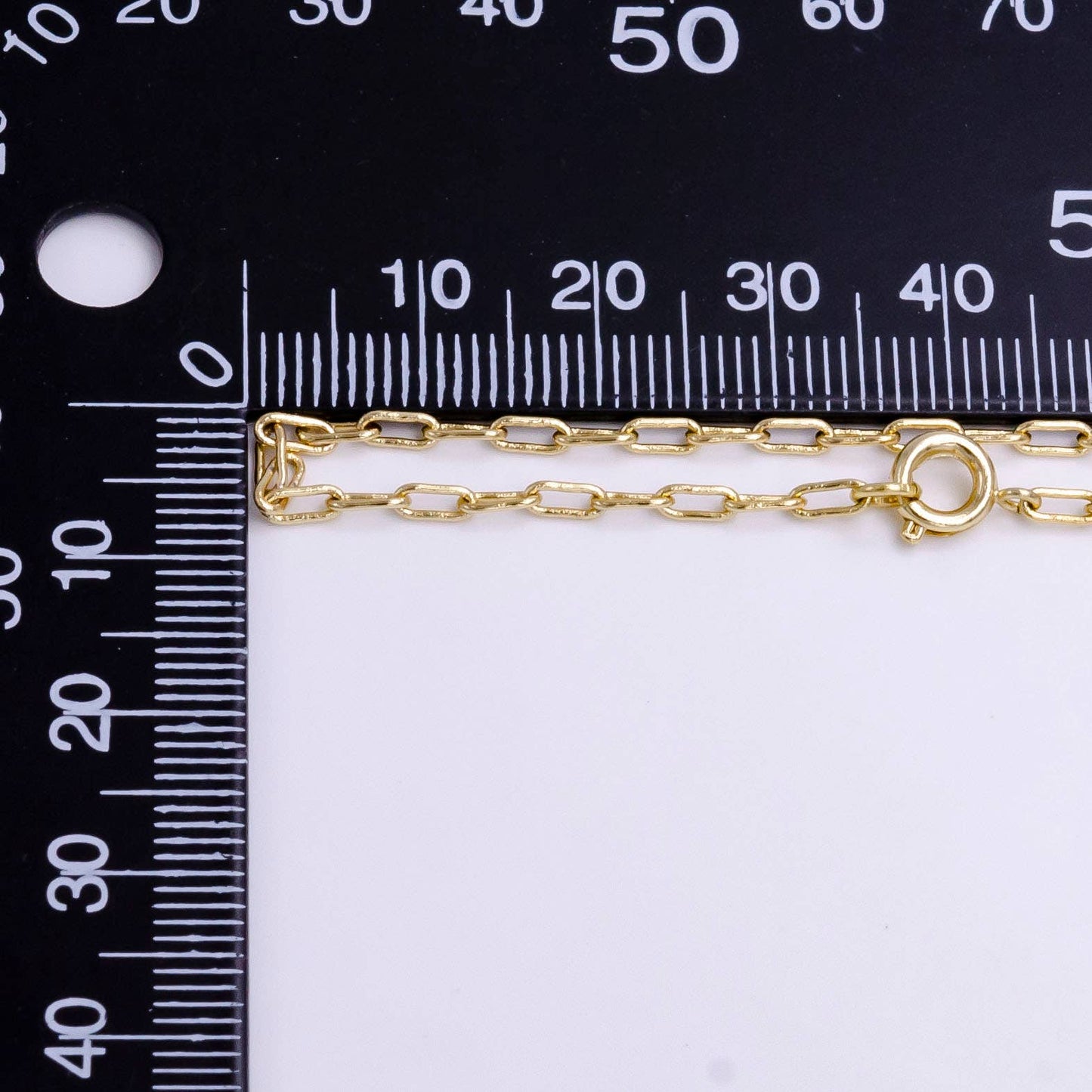 14K Gold Filled Paper Clip Chain Necklace