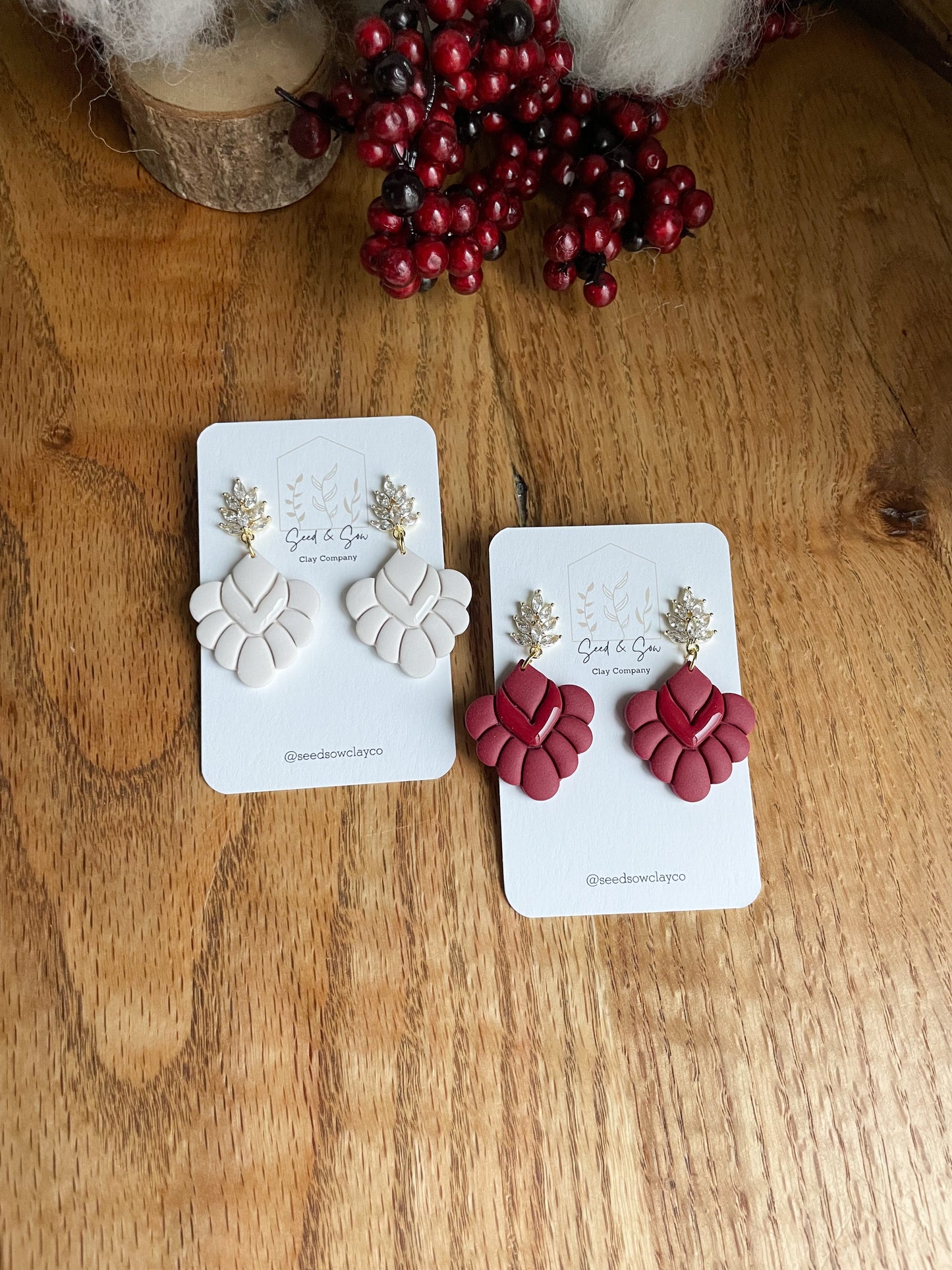 Fancy Scallop Dangle