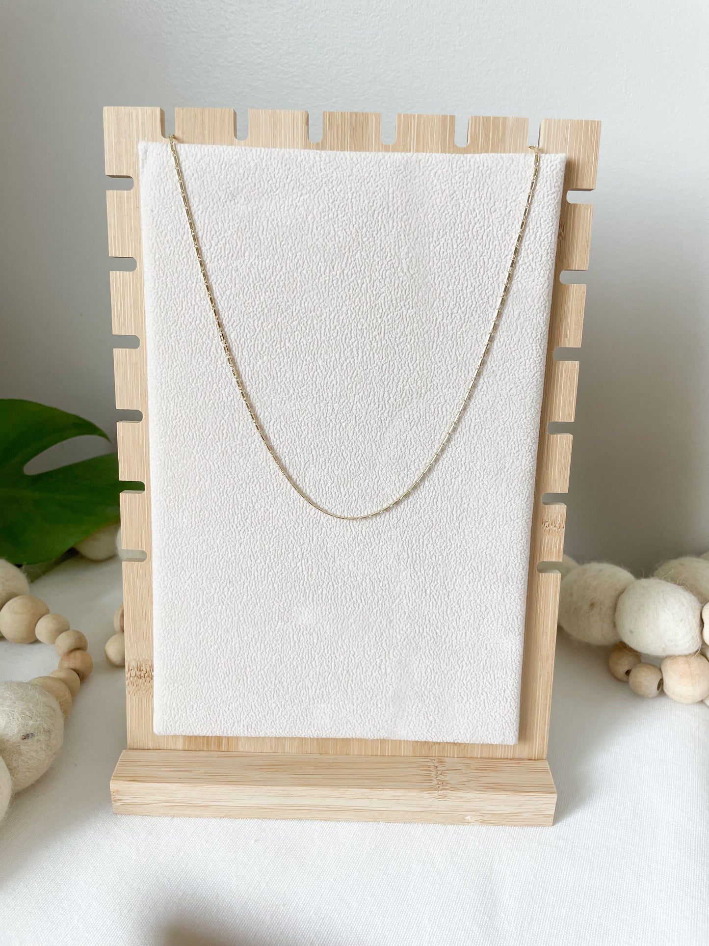 Gold Filled Flat Link 1.5mm Layering 18" Chain Necklace