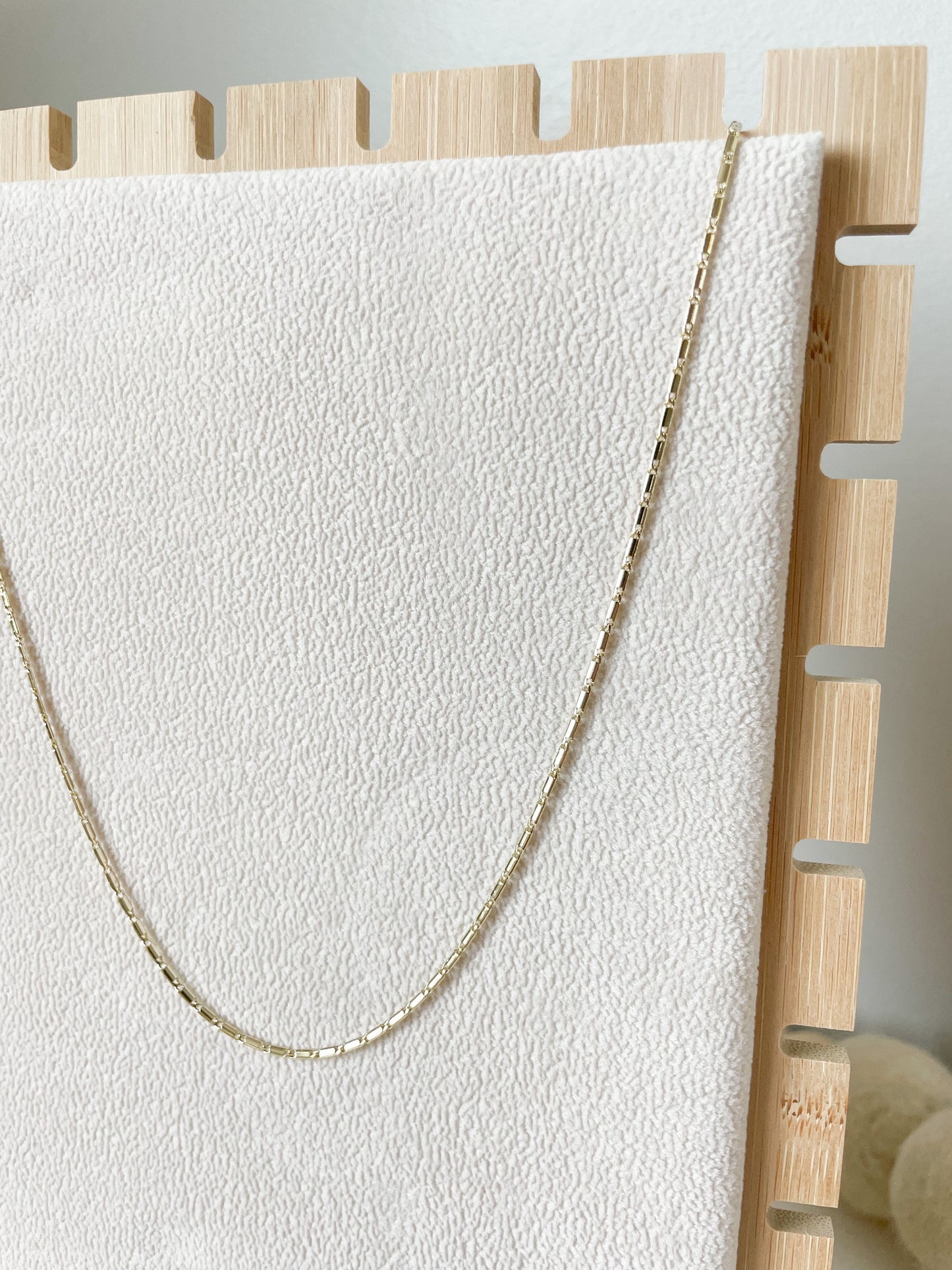 Gold Filled Flat Link 1.5mm Layering 18" Chain Necklace