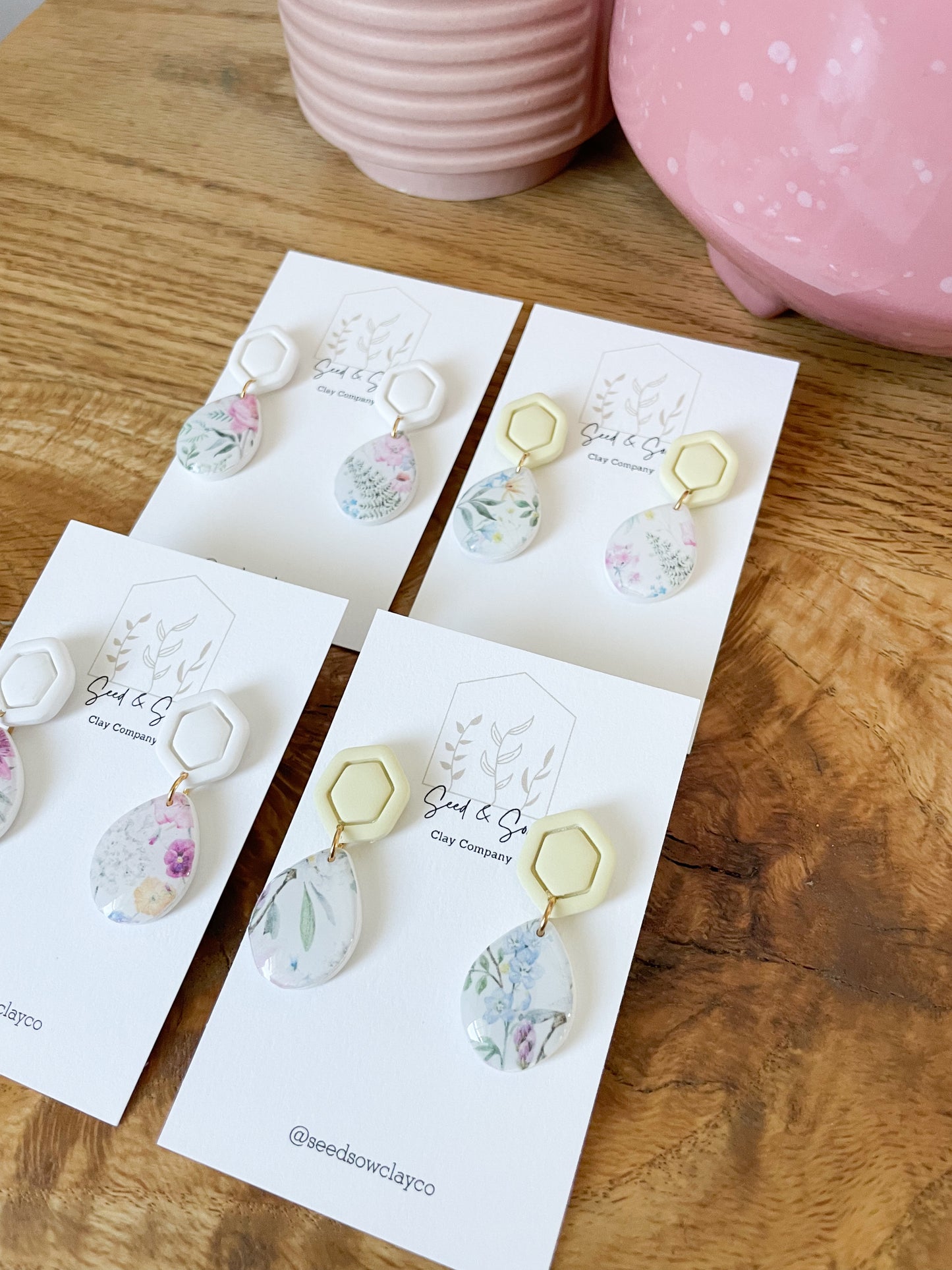 Spring Floral Teardrop
