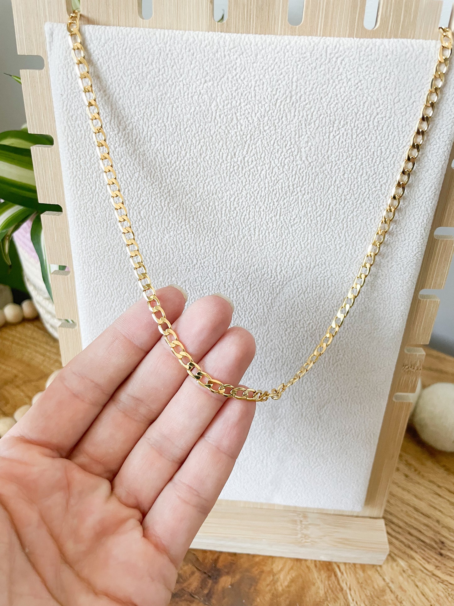 14K Gold Filled Miami Cuban Curb Necklace Chain