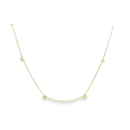 MAMA Letter Necklace Gold Filled