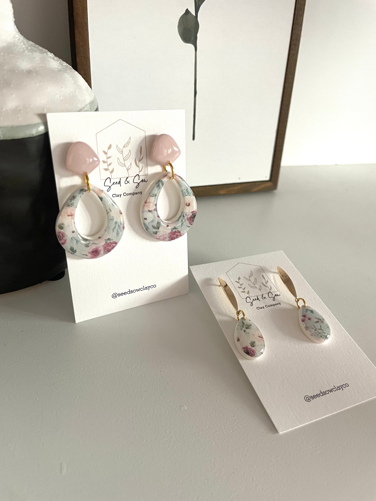 Floral French Country Dangles