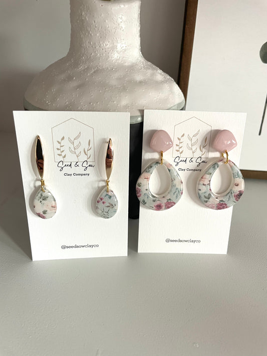 Floral French Country Dangles