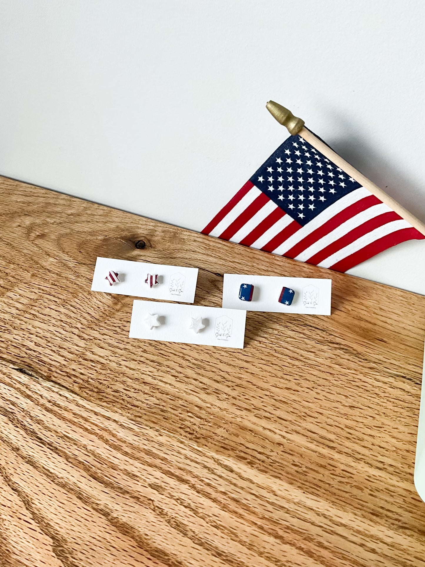 Various Stars and Stripes Studs